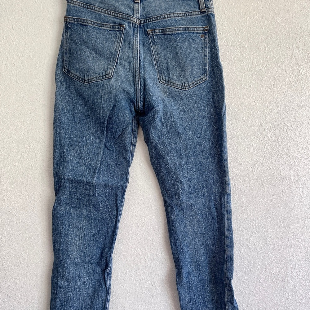 Madewell Blue Ankle Cropped Jeans - Picture 2 of 4